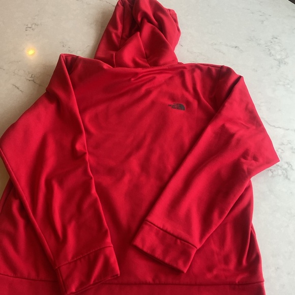 Men’s The North Face hoodie.  Red and gray. Size XL - Picture 3 of 6
